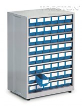 Skříňka na zásobníky 4840-6, modrá
