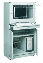 Průmyslová skříň na počítač 80/160, se zásuvkami 854358-49
