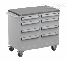 Vozík na nářadí Tool Trolley 3, ocelová deska, TWIN45-003-41