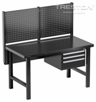Pracovní stůl Heavy Duty, 1500x750mm, ocelová deska 1,5mm, C13018313
