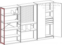 Koncový rám 500x2000, otevřený 851719-49