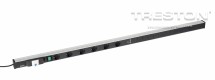 Kabelový kanál 1400, 10 zásuvek, 2 USB, fcp, vypínač, e-stop, TPR14-011
