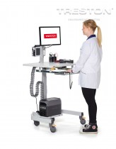 Mobilní pracovní stůl s napájením Treston PowerX Move ESD TPXMO8060L-49