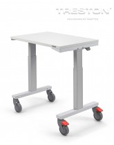Vozík SAPEL s elektricky nastavitelnou výškou, 500x750mm, 2 nohy, SAPEL50752L-41