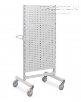 Průmyslový vozík Treston Multi Trolley M750, vysoký, perf. panely, TMTH7-005-41