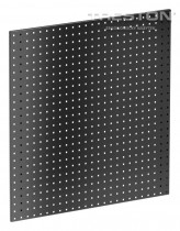 Perforovaný panel na zeď 949x988mm, černý 837334-18