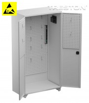 ESD průmyslová šatní skříň 100/60/200, šedá, SC10060220-49