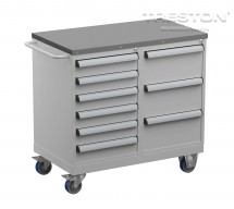 Vozík na nářadí Tool Trolley 4, ocelová deska, TWIN45-004-41