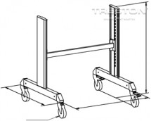 Vozík Fitter's Trolley, rám, C73041000