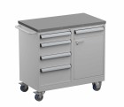 Treston - Vozík na nářadí Tool Trolley 1, ocelová deska, TWIN45-001-41
