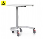 Mobilní pracovní stůl s napájením Treston PowerX Move ESD TPXMO8060L-49
