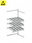 Treston - Boční-zadní rozšíření Treston FiFo Flow Rack, M900, ESD, 933x735x1860mm, TFR900SRE-49