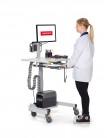 Mobilní pracovní stůl s napájením Treston PowerX Move ESD TPXMO8060L-49