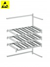 Boční-zadní rozšíření Treston FiFo Flow Rack, M1350, ESD, 1385x735x1860mm, TFR1350SRE-49