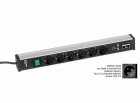 Treston - Kabelový kanál 468, 6 zásuvek, 2 USB, 2 CAT6A, vypínač, TPR4-003-FR